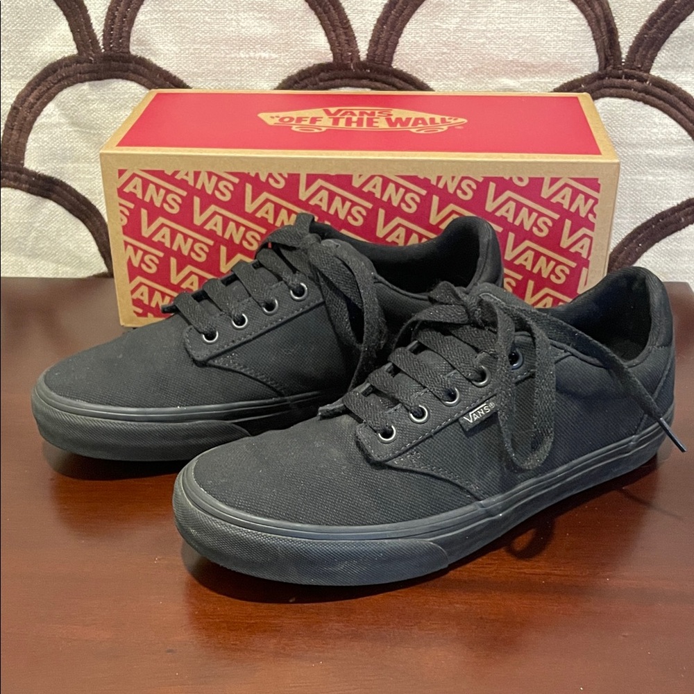 Vans Men's Black Atwood Deluxe Canvas Sneakers - Picture 8 of 12